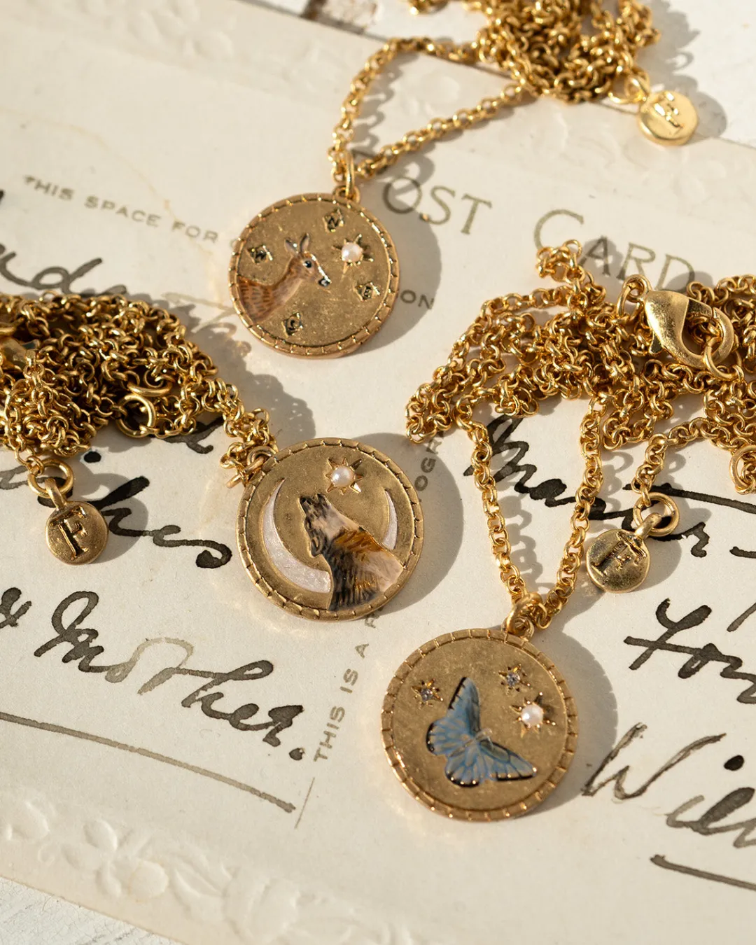 Sale Fable England Butterfly Spirit Guide Pendant Necklace