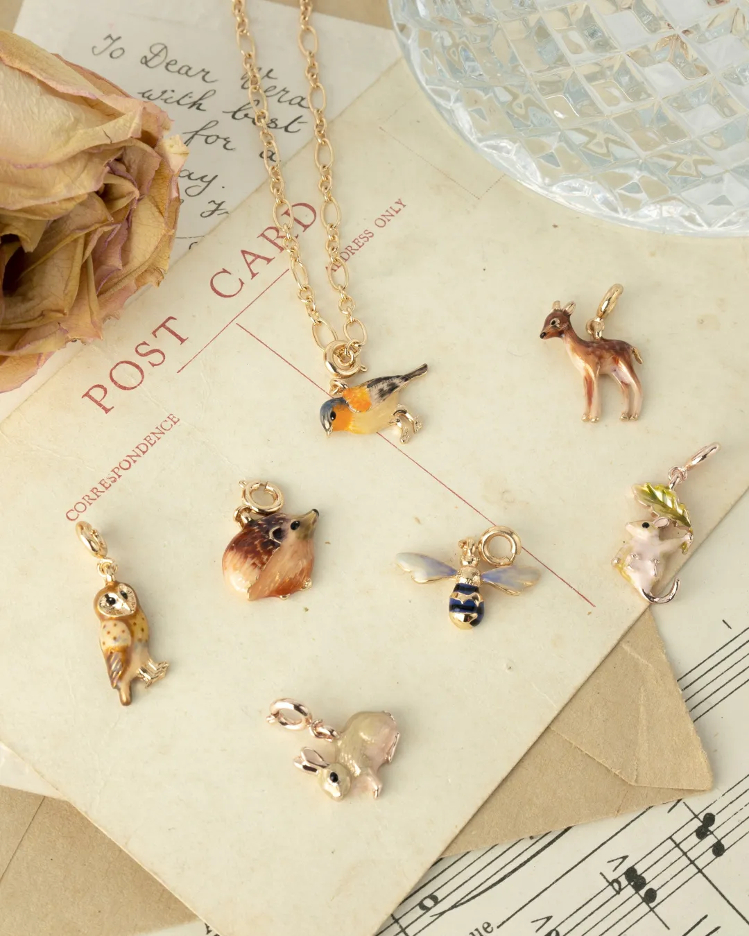 New Fable England Enamel Dormouse Charm