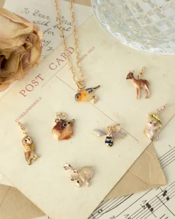 Outlet Fable England Enamel Fawn Charm