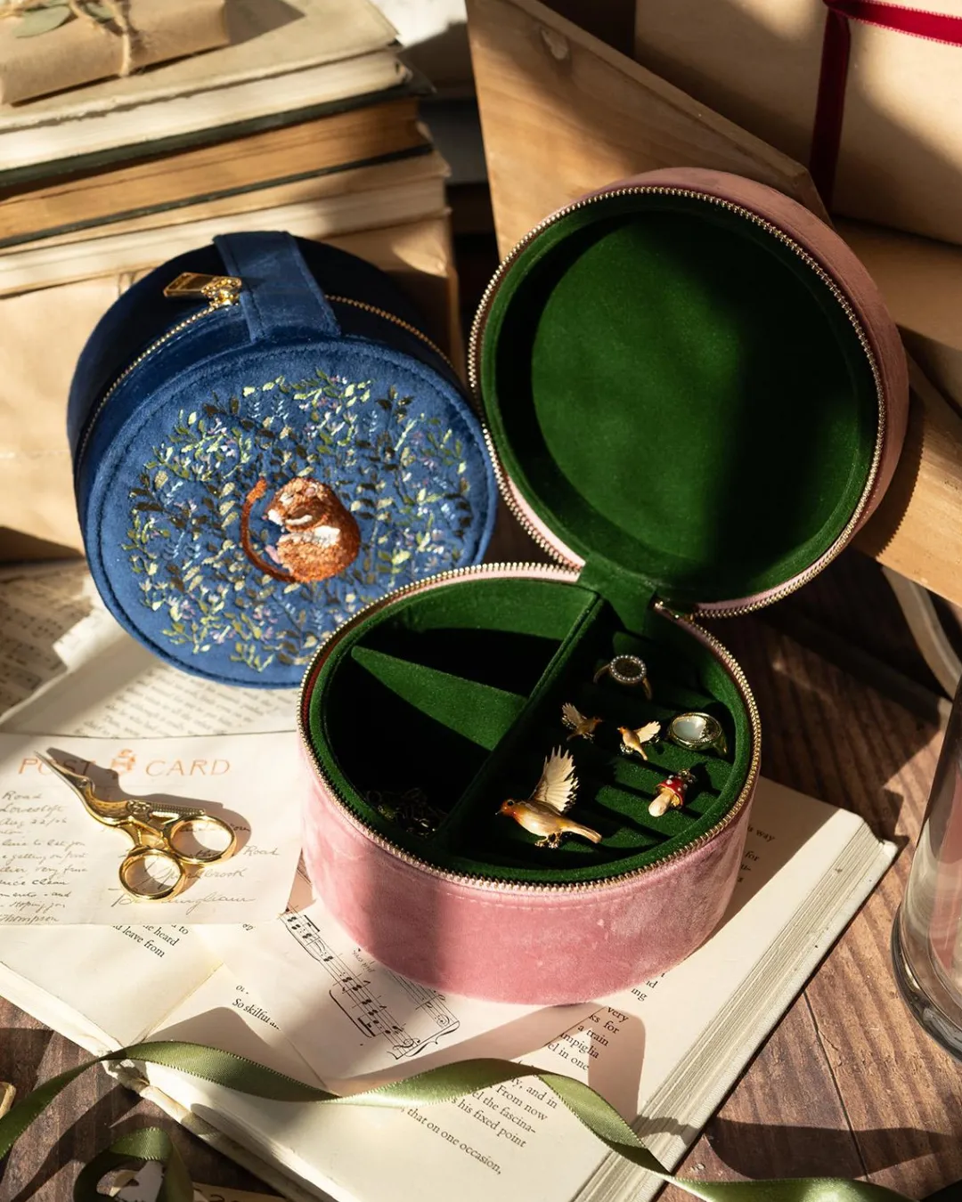 Discount Fable England Fable Chloe Dormouse Jewellery box Pink
