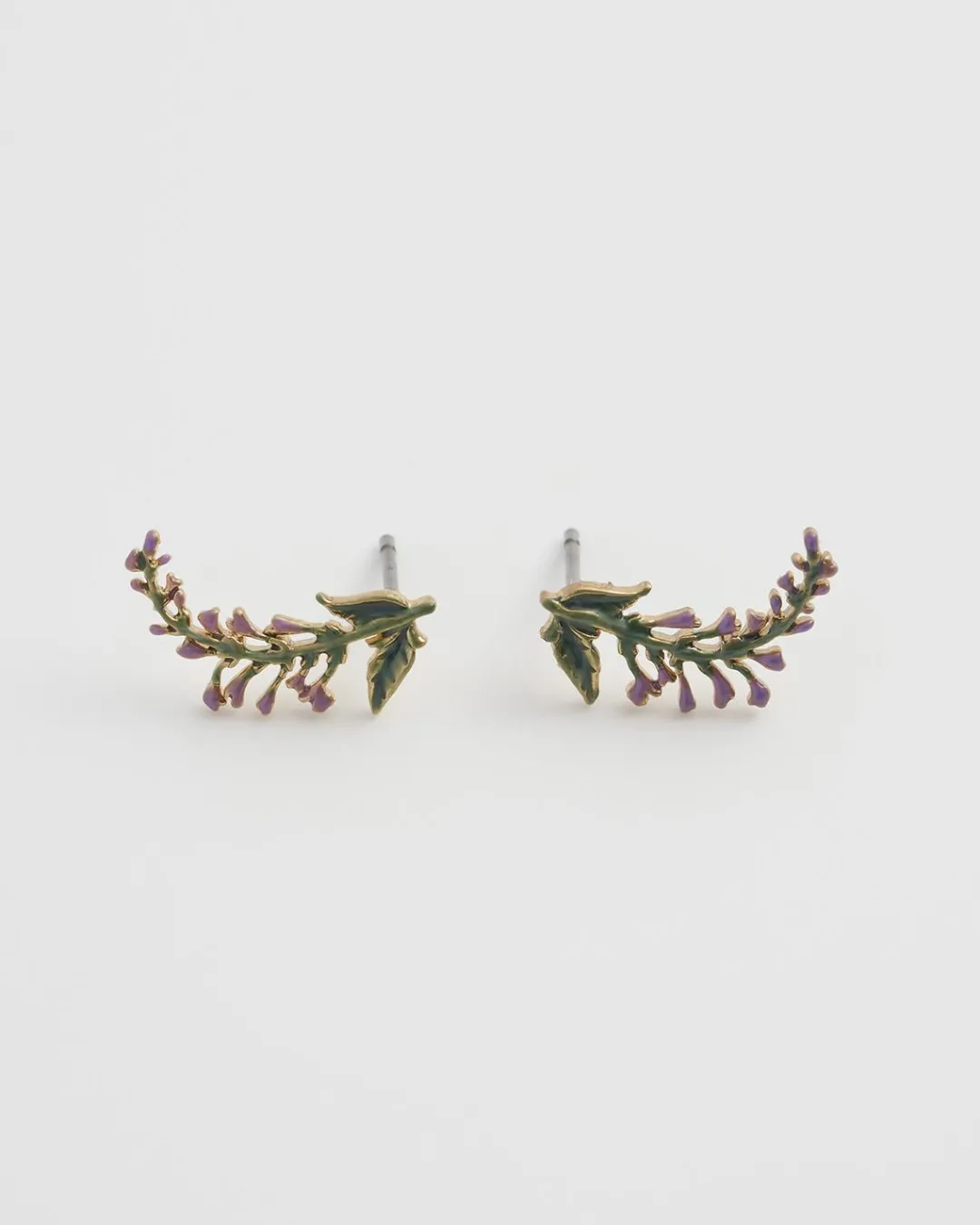 Fashion Fable England Lavender Earrings