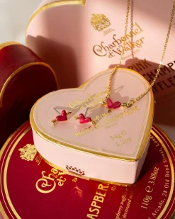 Fashion Fable England Lovestruck Heart Earrings