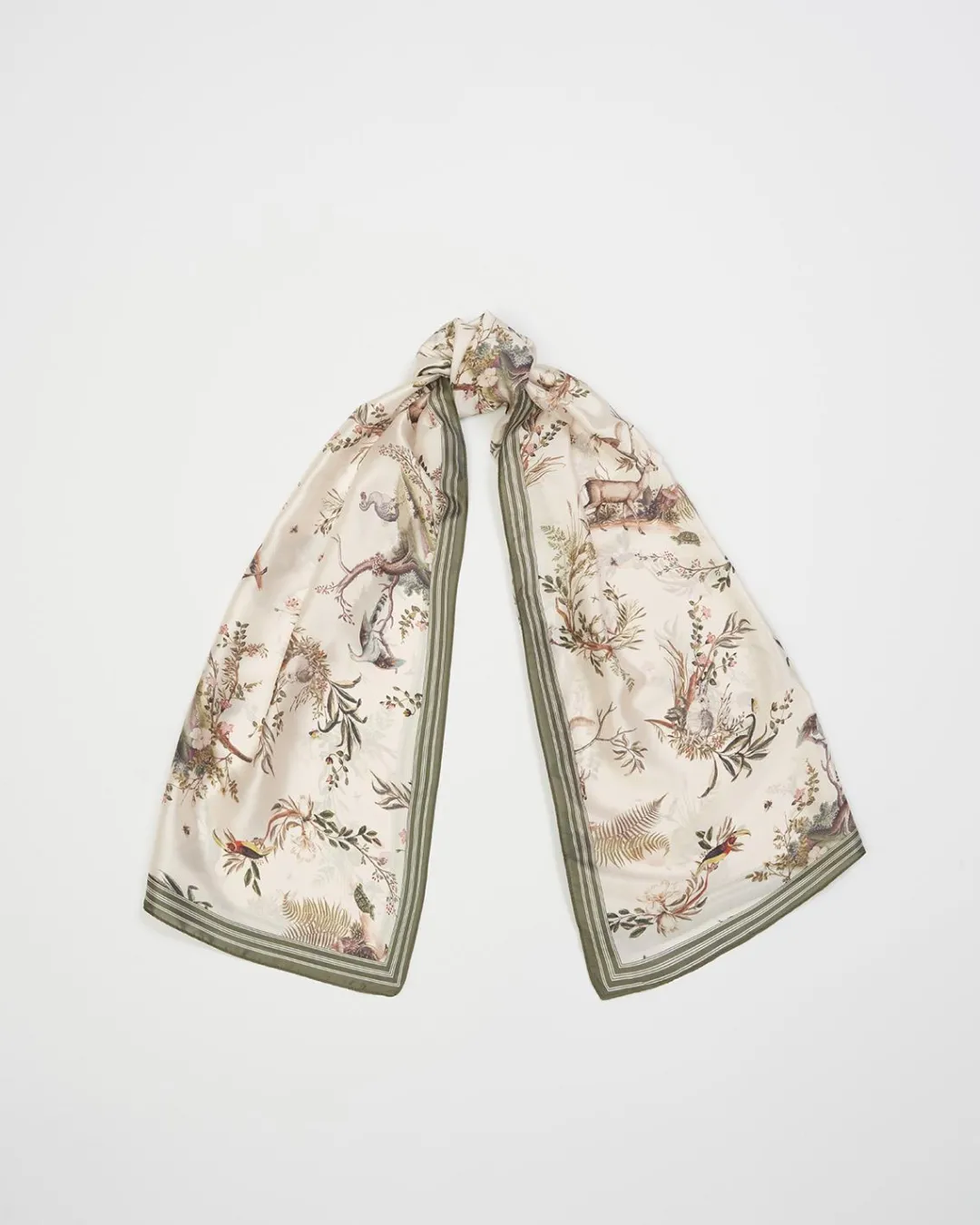 Hot Fable England Wonderland Toile Silky Scarf