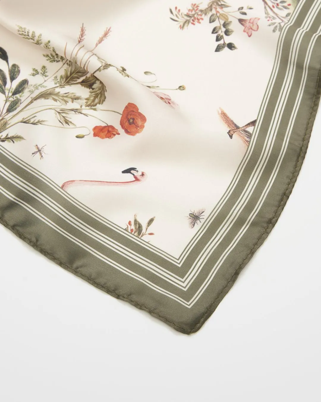 Hot Fable England Wonderland Toile Silky Scarf